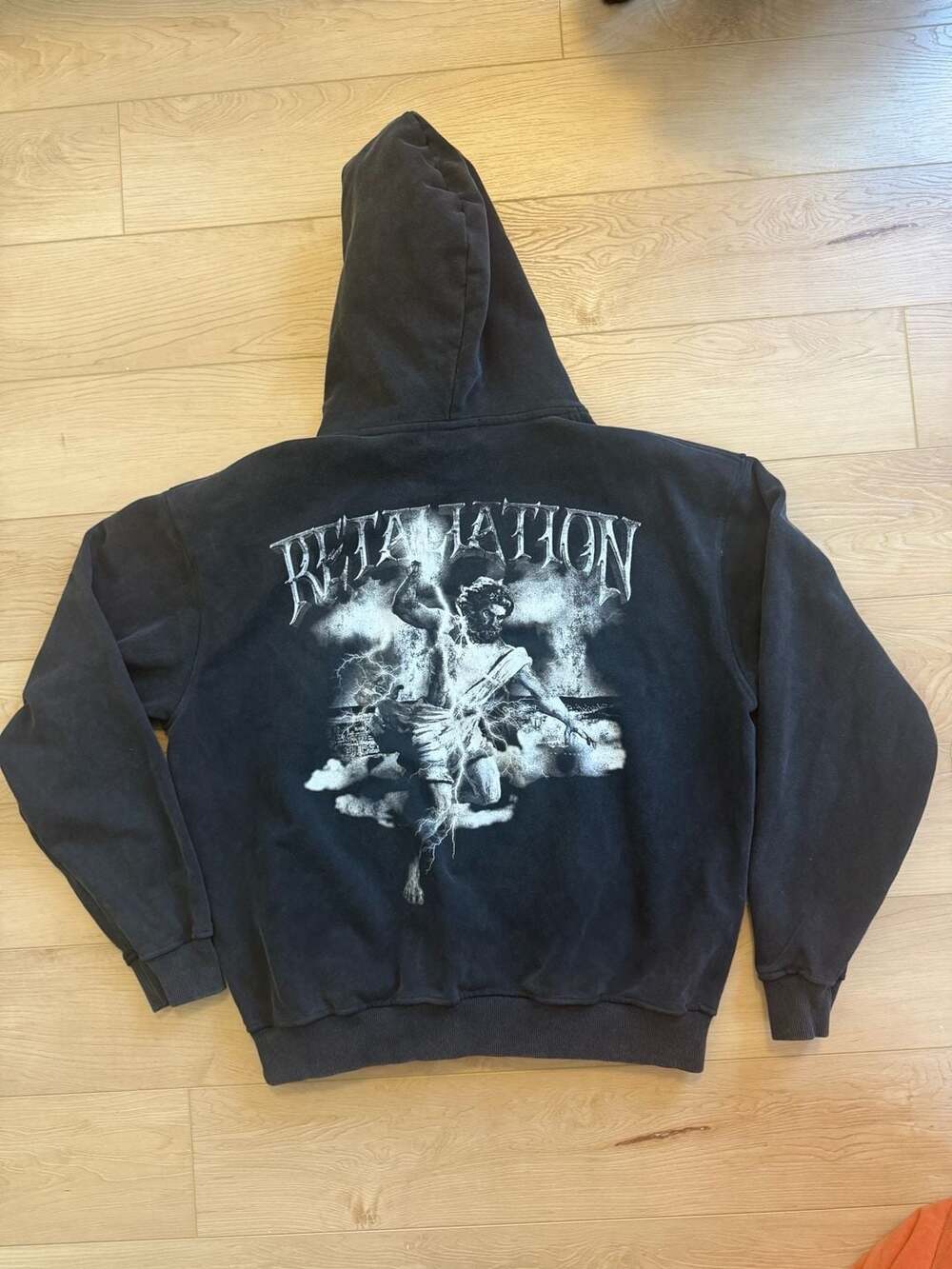 Retaliation Hoodie Black Graphic